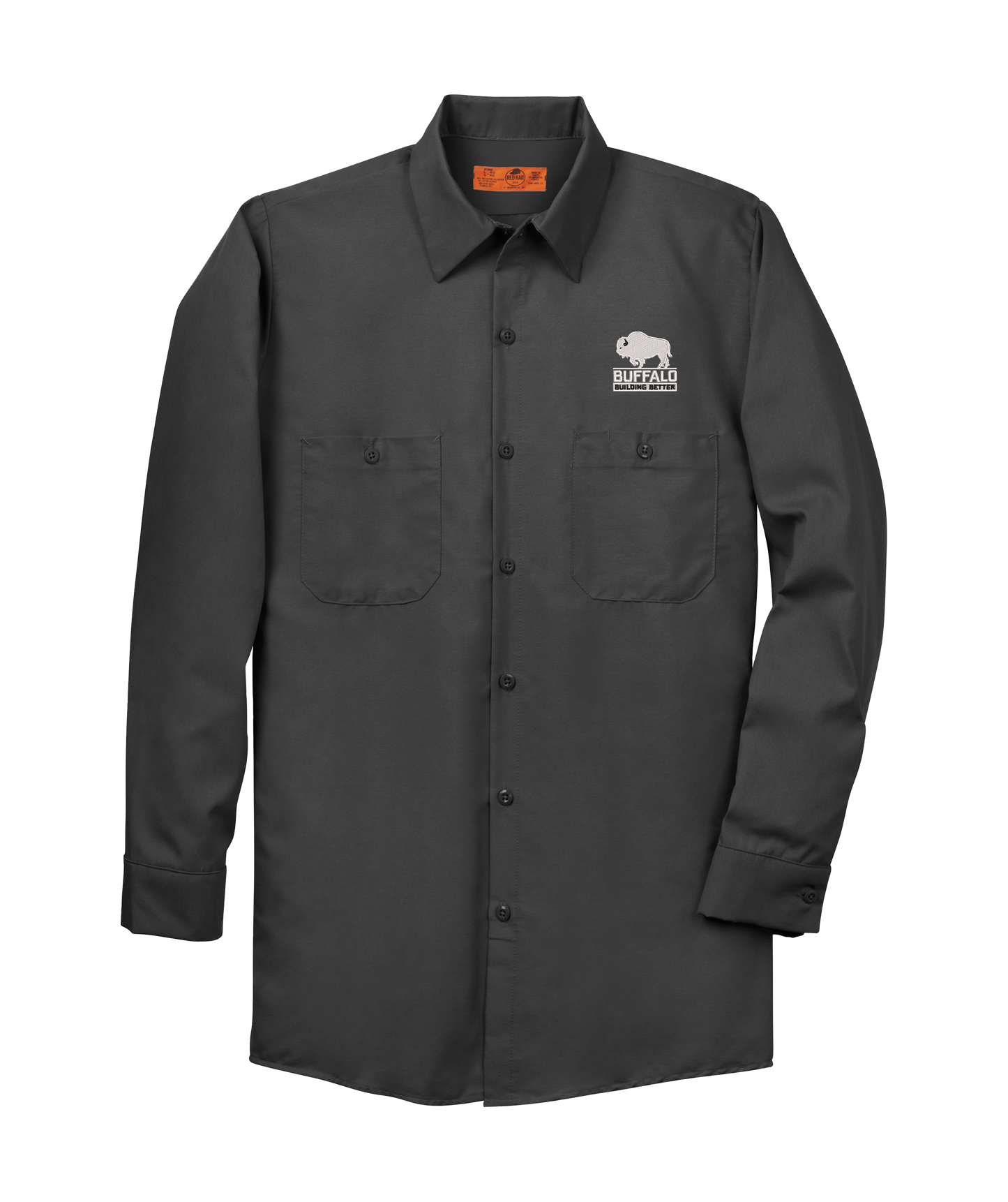 Red Kap® Long Size, Long Sleeve Industrial Work Shirt
