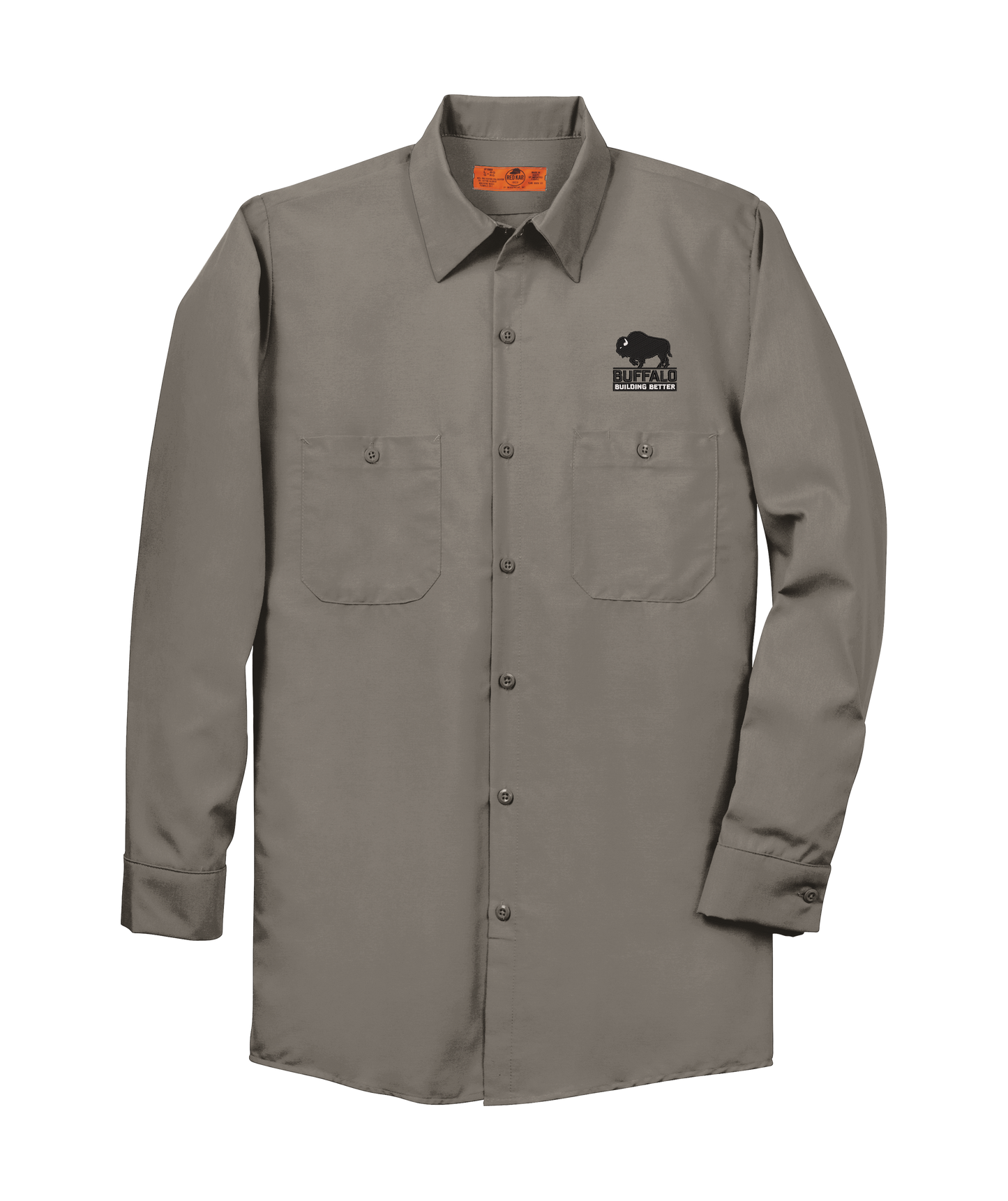 Red Kap® Long Size, Long Sleeve Industrial Work Shirt