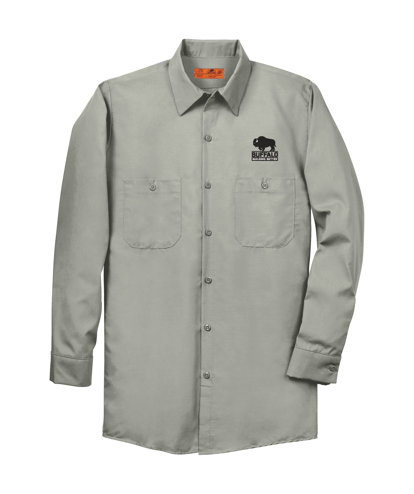 Red Kap® Long Size, Long Sleeve Industrial Work Shirt