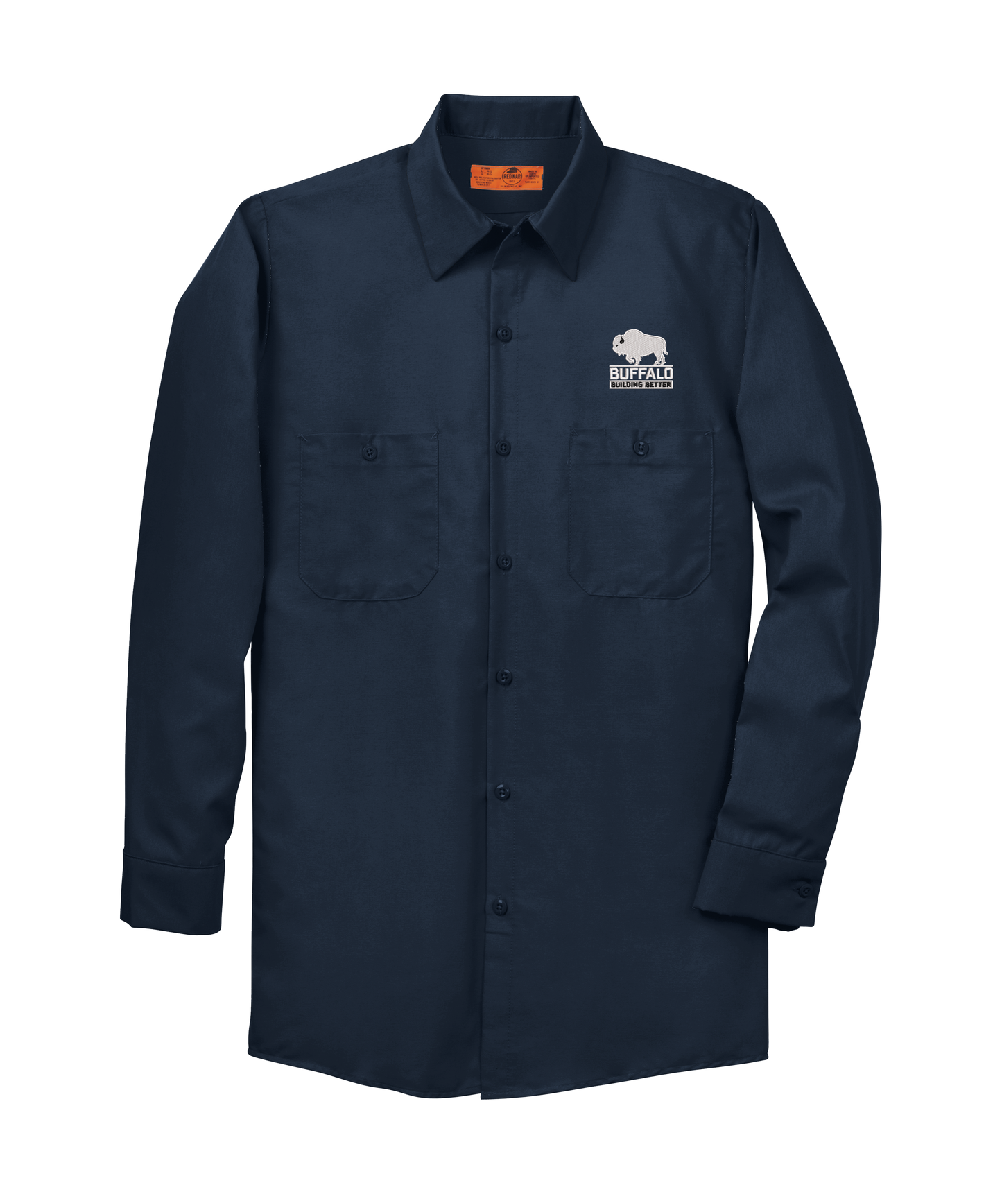 Red Kap® Long Size, Long Sleeve Industrial Work Shirt
