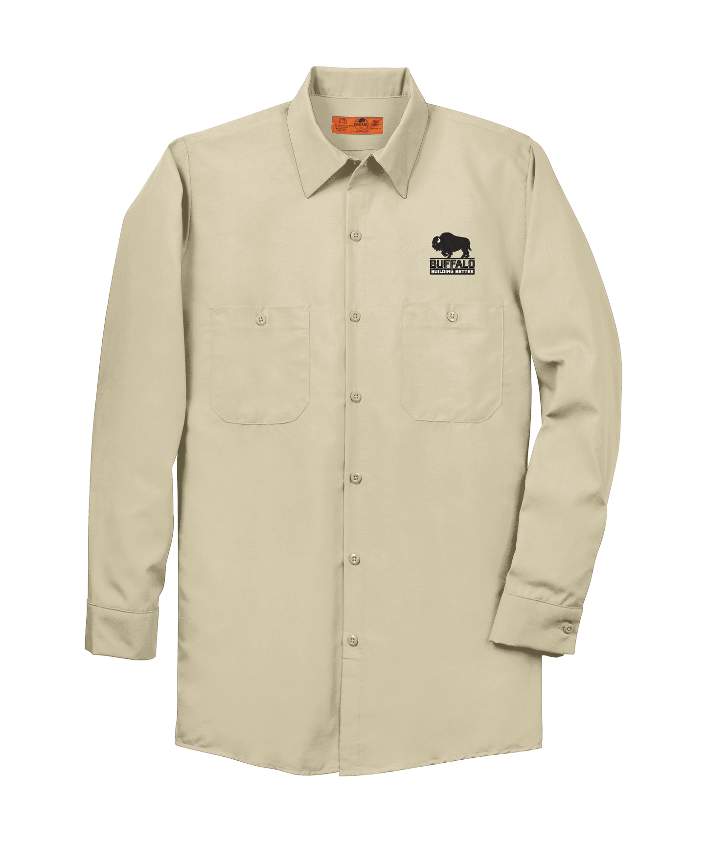 Red Kap® Long Size, Long Sleeve Industrial Work Shirt
