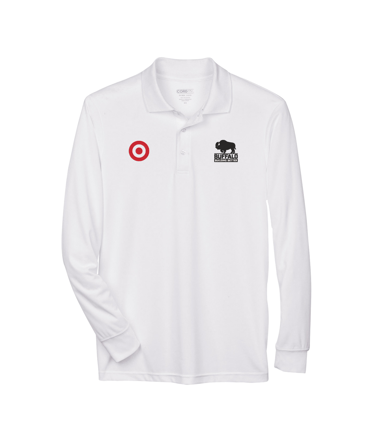 Core 365 Men's Pinnacle Performance Long-Sleeve Piqué Polo