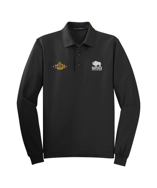 Port Authority® Tall Silk Touch™ Long Sleeve Polo
