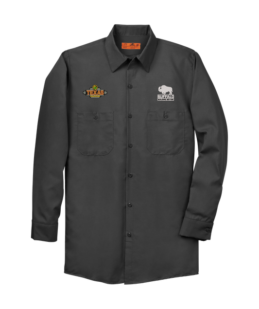 Red Kap® Long Size, Long Sleeve Industrial Work Shirt