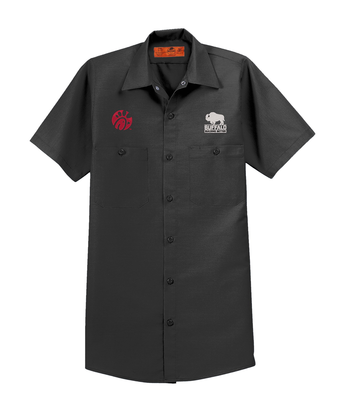 Red Kap® Long Size, Short Sleeve Industrial Work Shirt