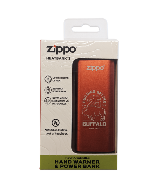 Zippo HeatBank® 3 Rechargeable Hand Warmer