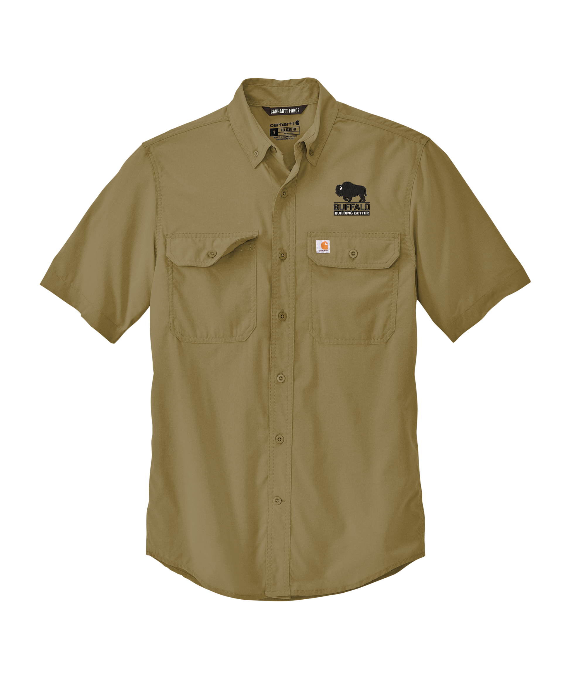 Carhartt Force® Solid Short Sleeve Shirt – Buffalo Construction